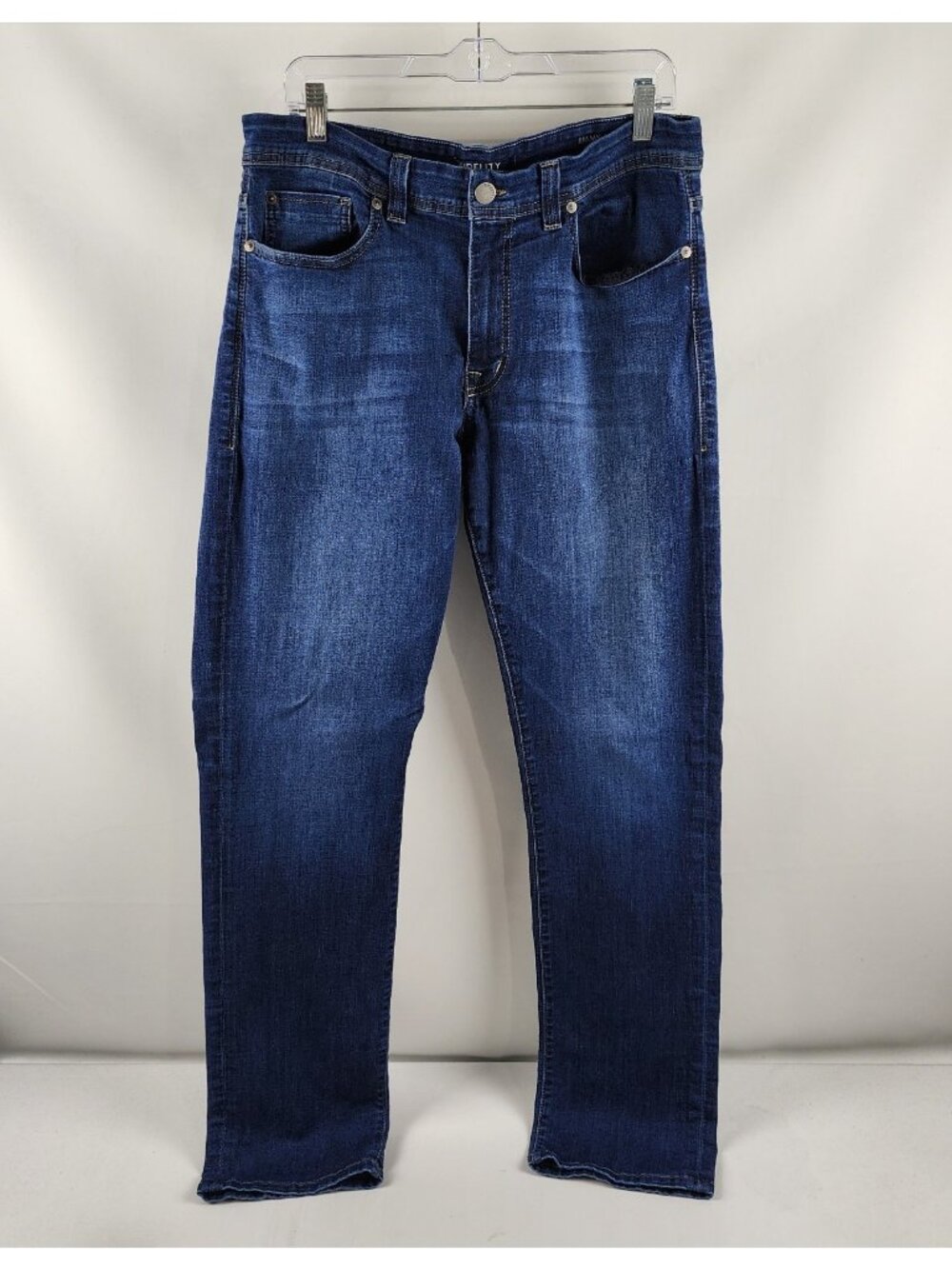Fidelity Denim Jeans Mens 36x33 Jimmy Empirical Blue Stretch Straight USA